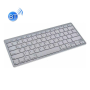 Ασύρματο Bluetooth Αγγλικό Πληκτρολόγιο BK-3001 σε Ασημί Χρώμα